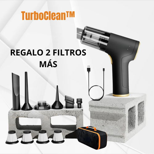 TurboClean™ | (Aspiradora Potente 6 ES 1) + 2 FILTROS GRATIS