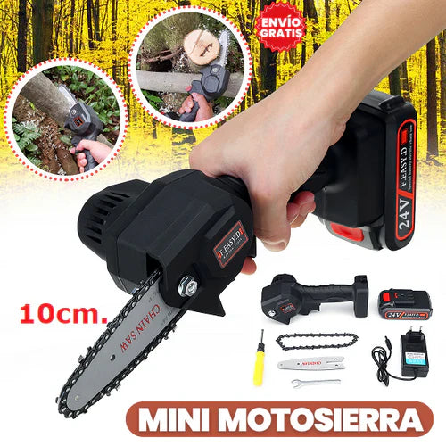 Motosierra Portatil Recargable + Batería Extra