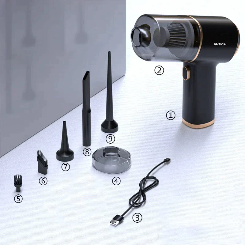 TurboClean™ | (Aspiradora Potente 6 ES 1) + 2 FILTROS GRATIS
