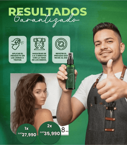 Elhoe Crecimiento Para El Cabello | 2x1: Crecimiento y Control de Caída – 100%Natural