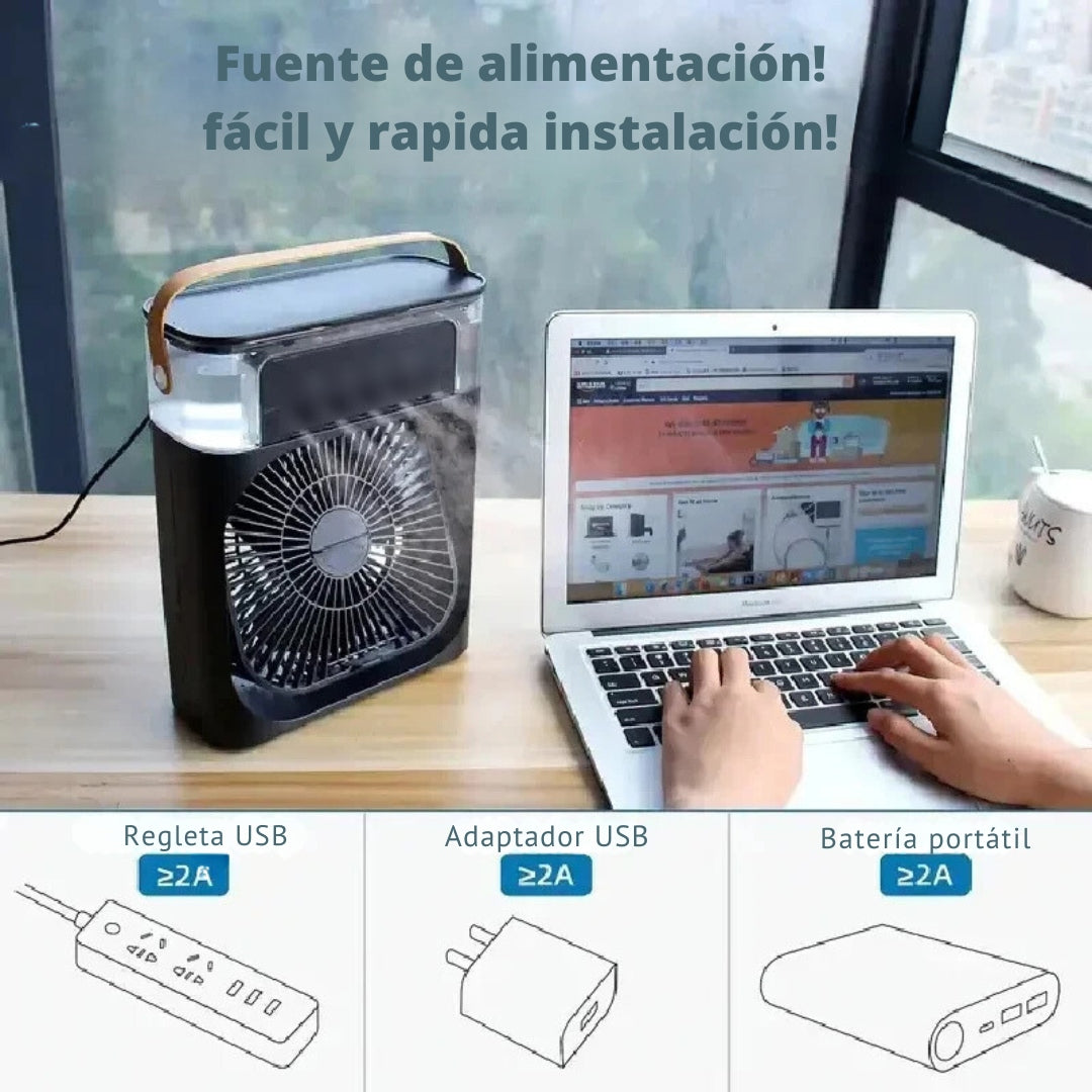 Ventilador Con Aire Acondicionado🌬️🌞