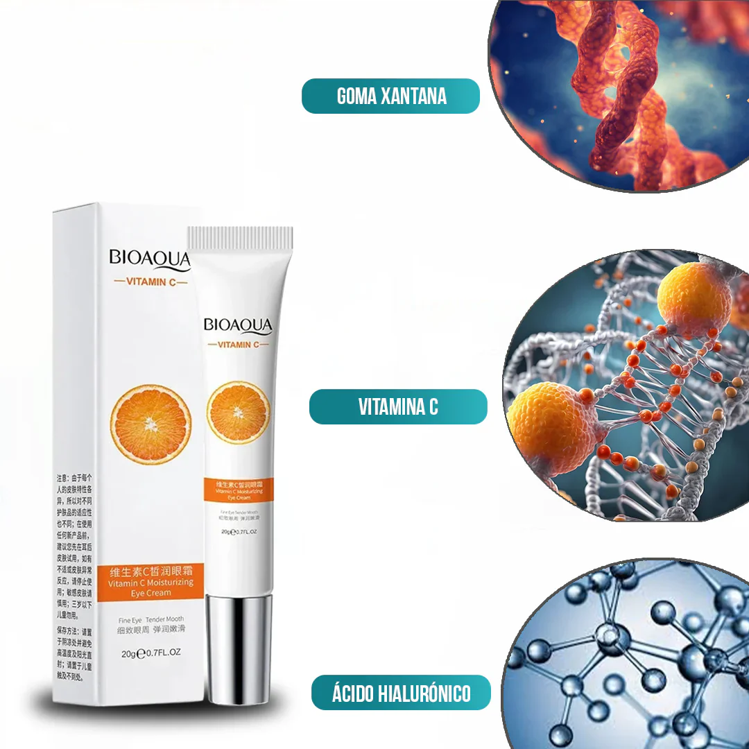 Crema Antiedad para Hombres - BioquaMen - [Vitamina C + ácido Hialurônico]