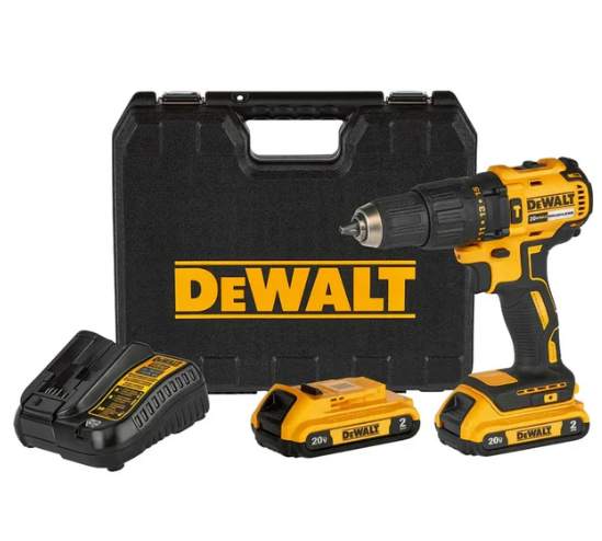 KIT DEWALT ORIGINAL:TALADRO DE ALTO IMPACTO + 26 ACCESORIOS + 2 BATERIAS - CIERRE DE LA TIENDA - CONTRA ENTREGA ENVÍO GRATIS