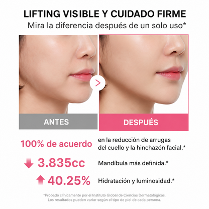 Medicube Crema PDRN con Volufiline 5% + Gua Sha | Reafirma y Define Cuello y Mandíbula