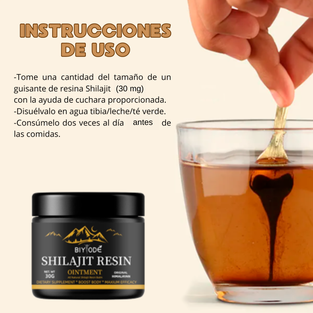 Shilajit 100% Puro 💎 Fuente de Energía Vital del Himalaya