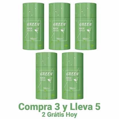 Máscara de Té Verde y Arcilla Blanca - Green Skin [Anti grasa y acné]