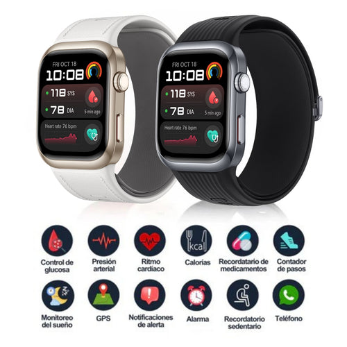 SmartWatch Y68| Reloj Inteligente [OFF] -para Medir Azúcar en la Sangre