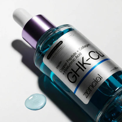 Sérum GHK-CU con péptidos de cobre |colágeno y ácido hialurónico.